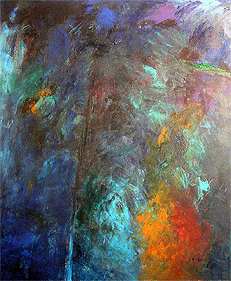blue abstract